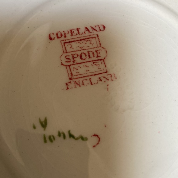 Five Spode Rosebud Teacup Saucers - Picture 6 of 9
